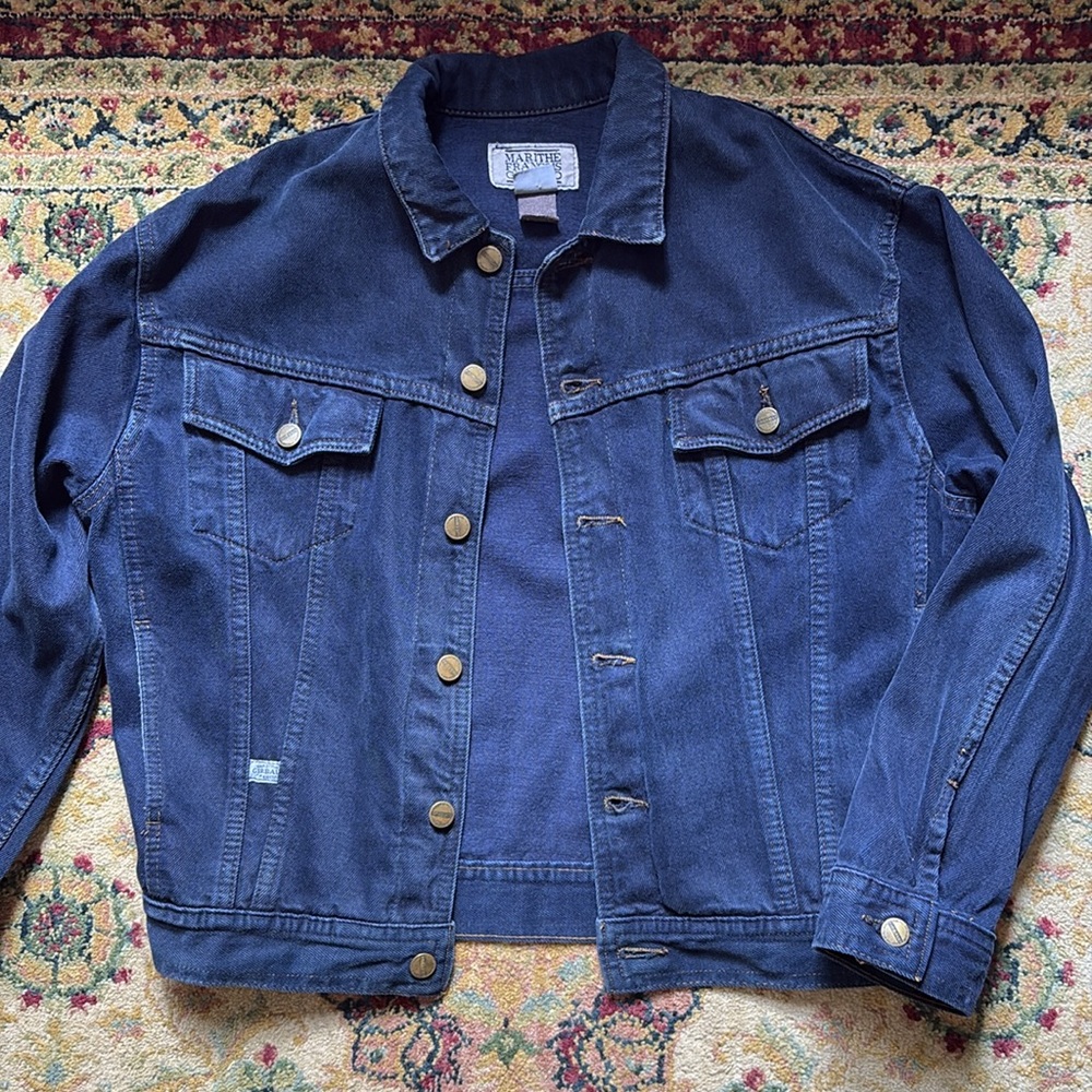 Marithe Francois Girbaud Blue Denim Jacket